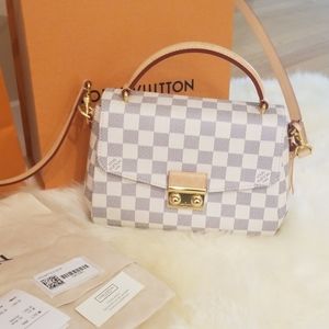 Loiu Vuitton Croisette Damier Azur Canvas